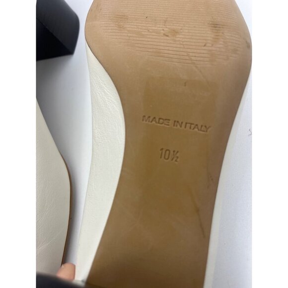 Everlane The Day Heel Shoes Italian Leathe Bone Color Size 10.5 - Picture 9 of 11